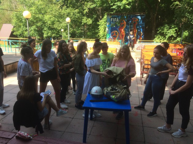 В МБУ БО «Дубрава» 23 августа 2019 года проведена комплексная пожарно-игровая программа для подростков летней тематической смены «Творческий бум»