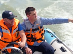 Управлением гражданской защиты совместно со службой спасения проведено уточнение мест возможного выхода детей к местам запрещённым для купания!