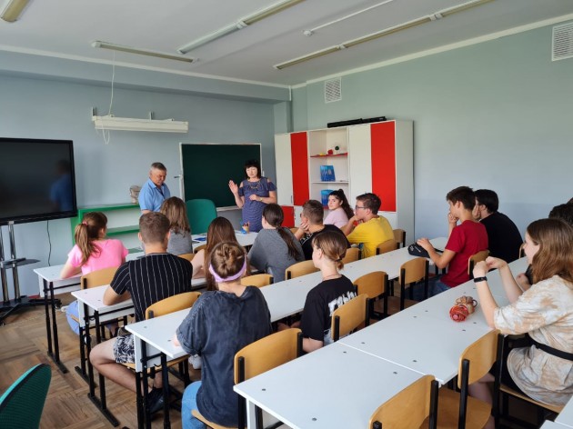 Проведено занятие по безопасности с детьми лагеря труда и отдыха «Ровесники»  МБОУ СОШ № 68 посёлка Колосистого