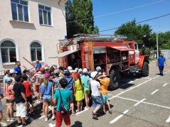 Проведено занятие по безопасности с детьми в лагере дневного пребывания «Остров мечты»  МБОУ гимназия № 54