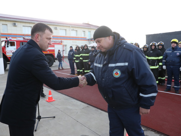 Открытие учебно-тренировочного комплекса в станице Старокорсунской