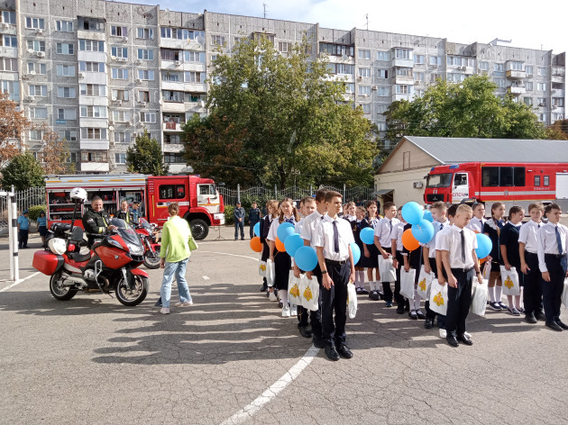 ОТКРЫТИЕ ПОЖАРНО-СПАСАТЕЛЬНОГО КЛАССА