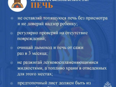 Соблюдение требований правил пожарной безопасности при эксплуатации печного оборудования