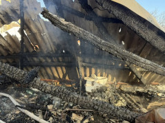 Возгорание частного домовладения