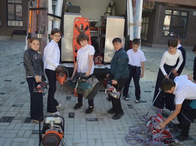 Городской открытый урок по основам безопасности